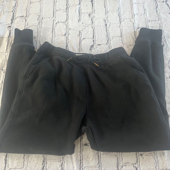 Abercrombie & Fitch Soft AF Jogger Sweatpants Black Size XS Drawstring - Picture 3 of 5
